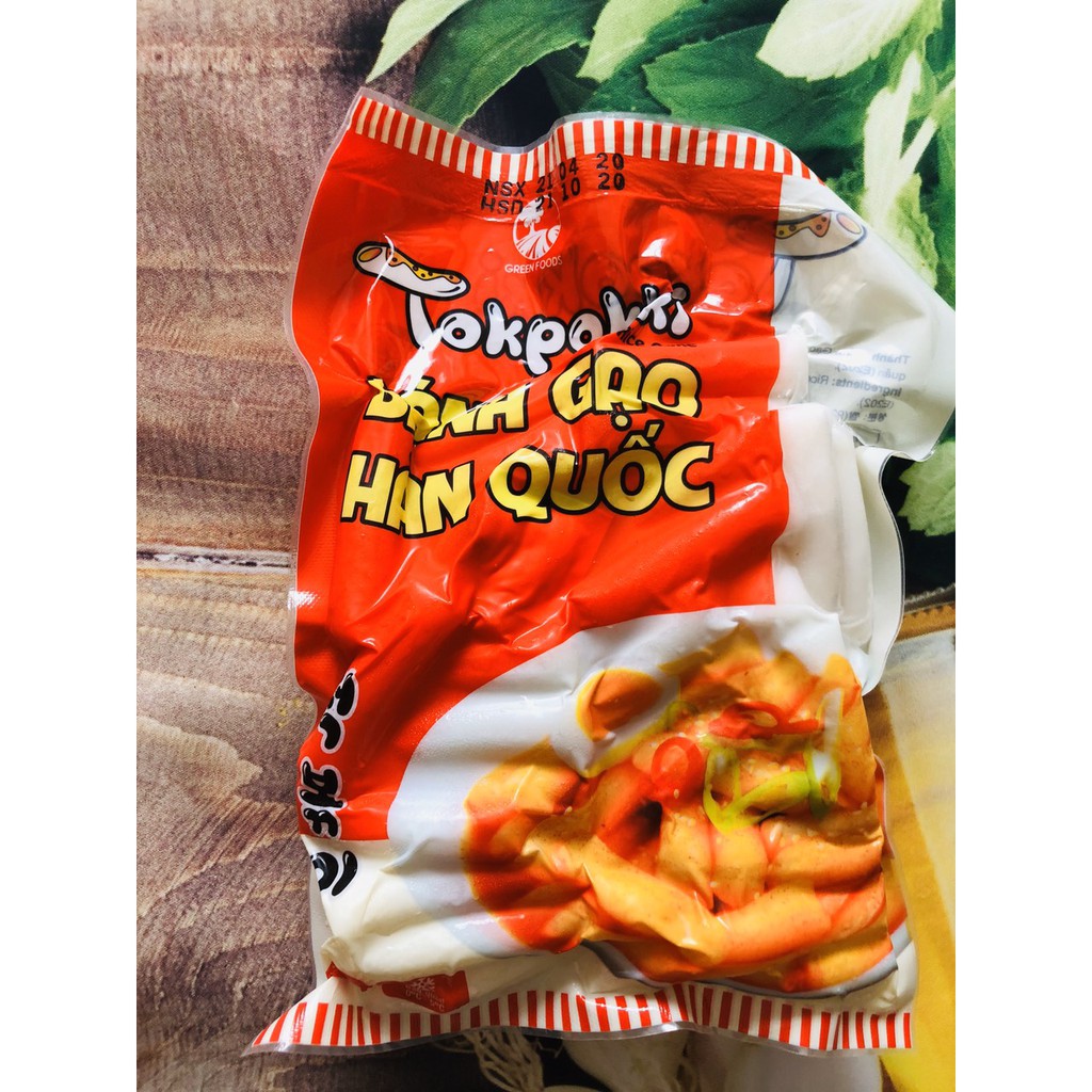BÁNH GẠO GREEN 500g +SỐT 100G+ 1 GÓI CHẢ CÁ 454G