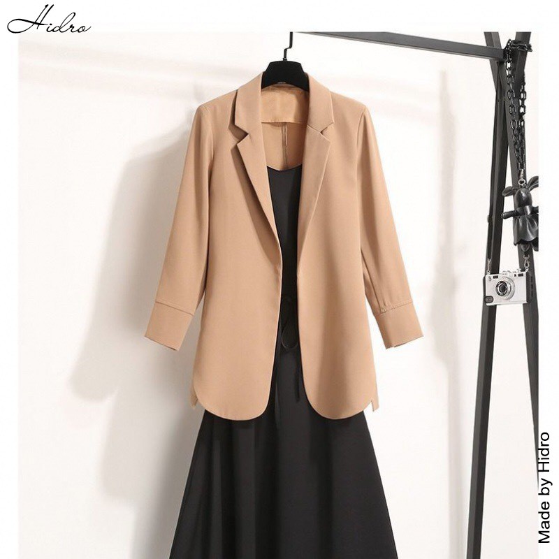 HIDRO Áo blazer trơn dáng ôm AB001 | BigBuy360 - bigbuy360.vn