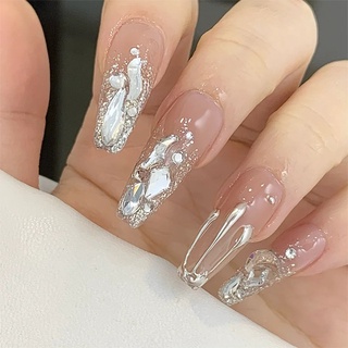 Sét 24 móng thiết kế. nailbõx thiết kế đa dạng nhiều mẫu xinh. tặng kèm keo dũa.