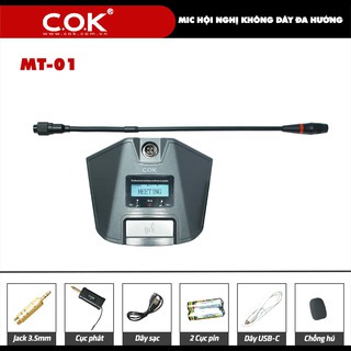 Micro hội nghị không dây mt-01 sử dụng cho hội nghị, hội trường, vũ trường, sự kiện, event