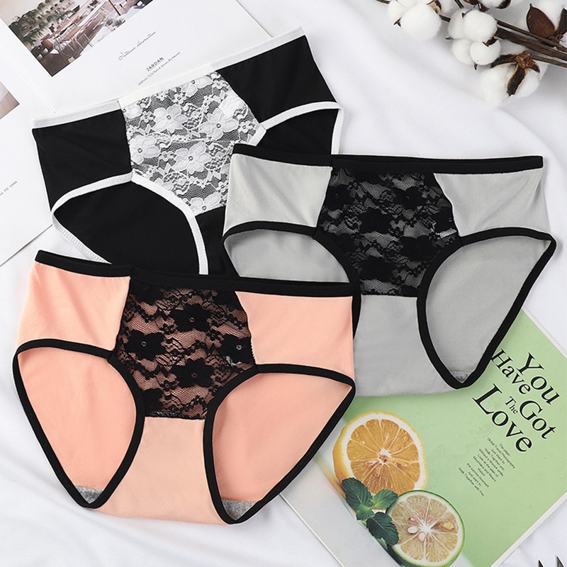 Quần lót Aoweinisi vải ren lưng vừa quyến rũ dành cho nữ