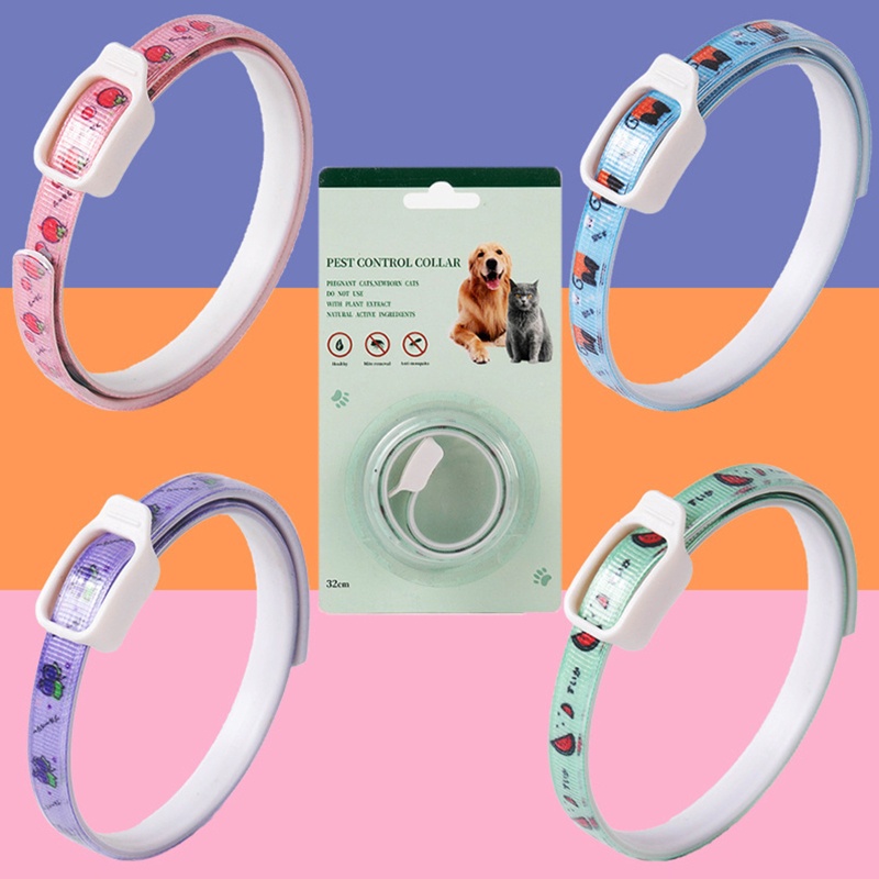Vòng Cổ Bằng PVC Màu Trắng Thoải Mái Có Thể Điều Chỉnh Dành Cho Chó Mèo