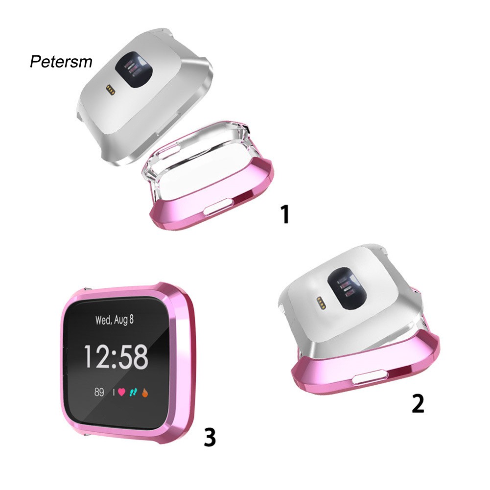 Ốp Bảo Vệ Màn Hình Chất Liệu Tpu Cho Đồng Hồ Thông Minh Fitbit Versa Lite