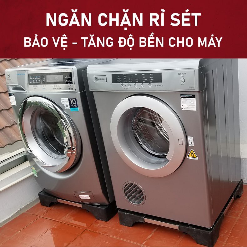 Chân Kê Máy Giặt, Tủ Lạnh Đa Năng - Chất Liệu Lõi Bê Tông