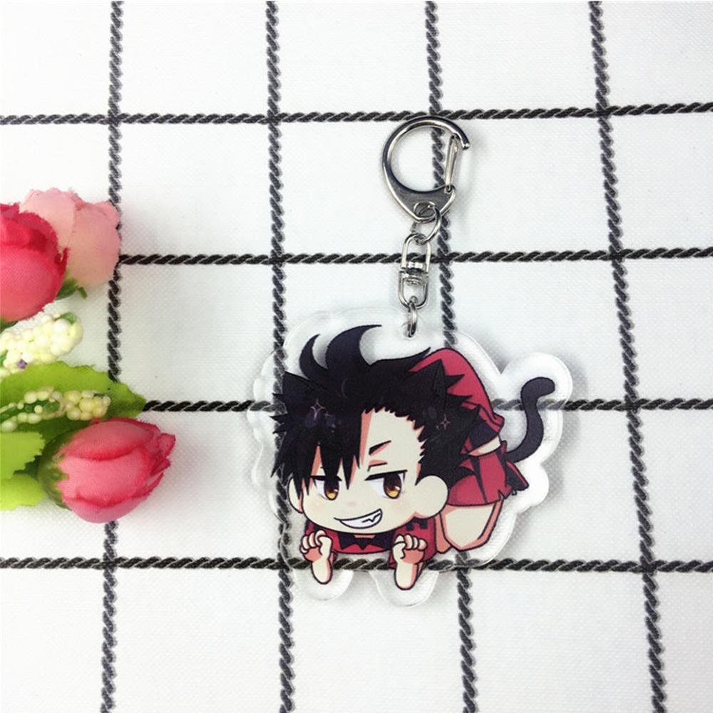 LANFY !!! Móc Khóa Xe Hơi Kozume Kenma Tobio Kageyama Hoạt Hình