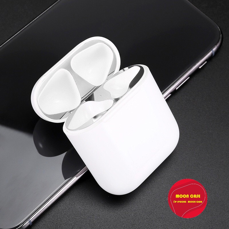 Miếng dán chống bụi cho tai nghe airpods 1, 2