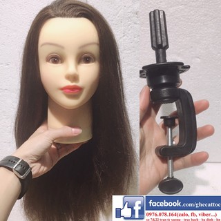 COMBO ĐẦU MANOCANH TÓC THẬT + KẸP ETO GIỮ GẮN ĐẦU MANOCANH