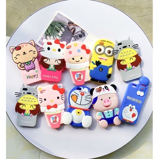 Ốp lưng iPhone silicon hình thú ip6/6s/7/8 Doraemon, minion, lợn cute