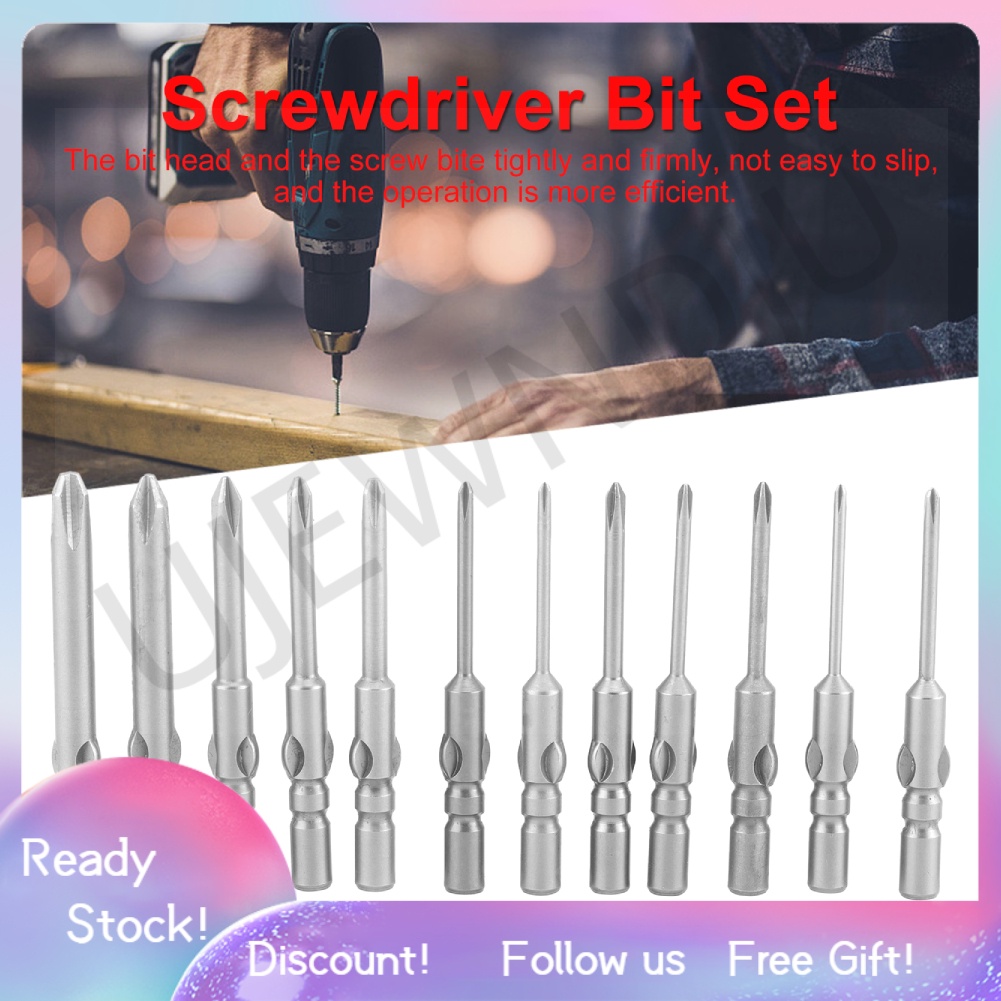 Set 12 tuốc nơ vít nam châm cỡ 4mm sửa chữa đồ dùng tiện dụng