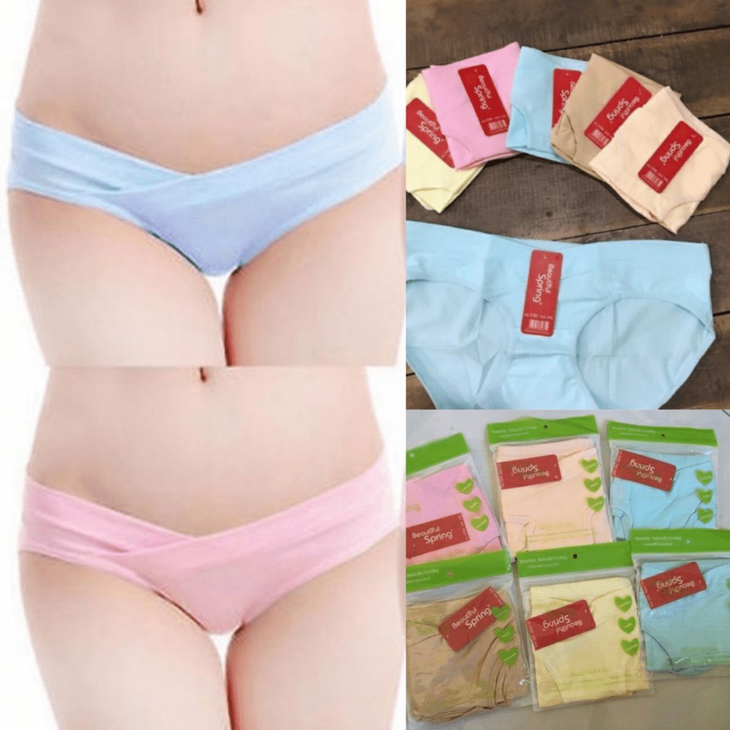 Quần Lót Bầu Cạp Chéo Hàng Cao Cấp Loại 1, mác Spring, có túi zip, chất liệu cotton 100%, siêu thấm hút và co giãn tốt