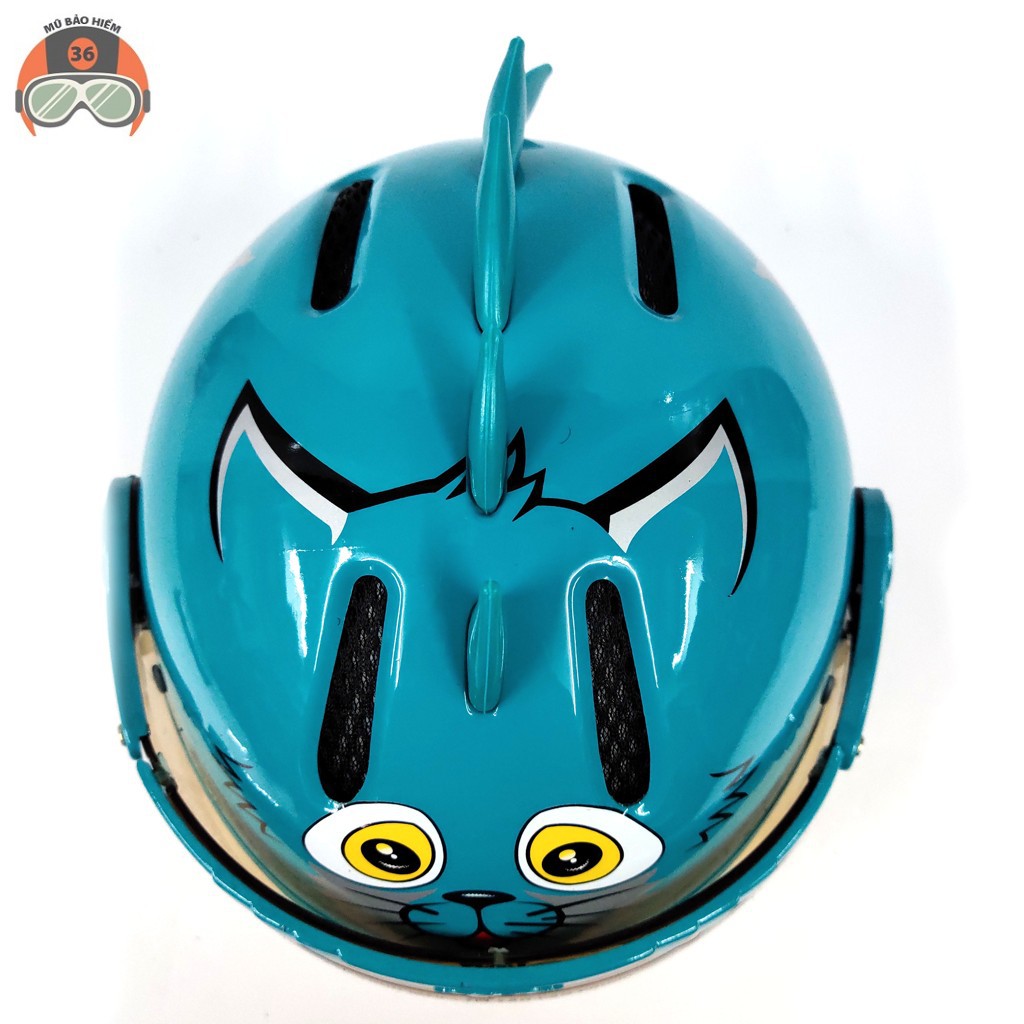 Mũ bảo hiểm trẻ em có kính VIA HELMETS VIA12K