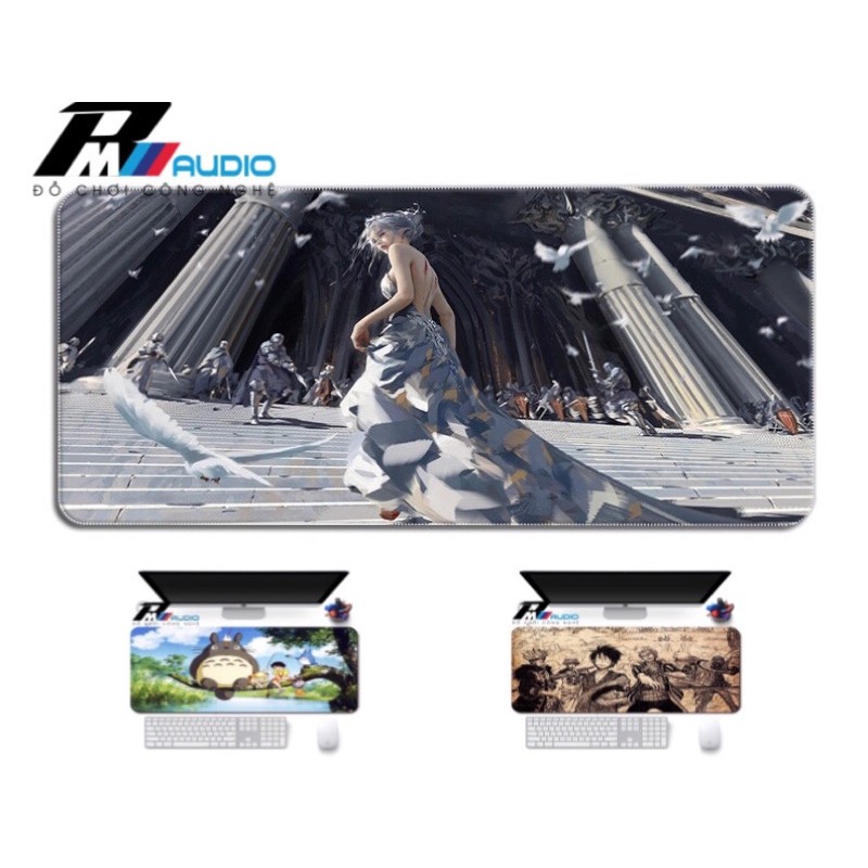 Lót chuột bàn phím chơi game,bàn di chuột(800x300x2mm)chống nước, chống bụi, di chuột êm-BMVAUDIO | BigBuy360 - bigbuy360.vn