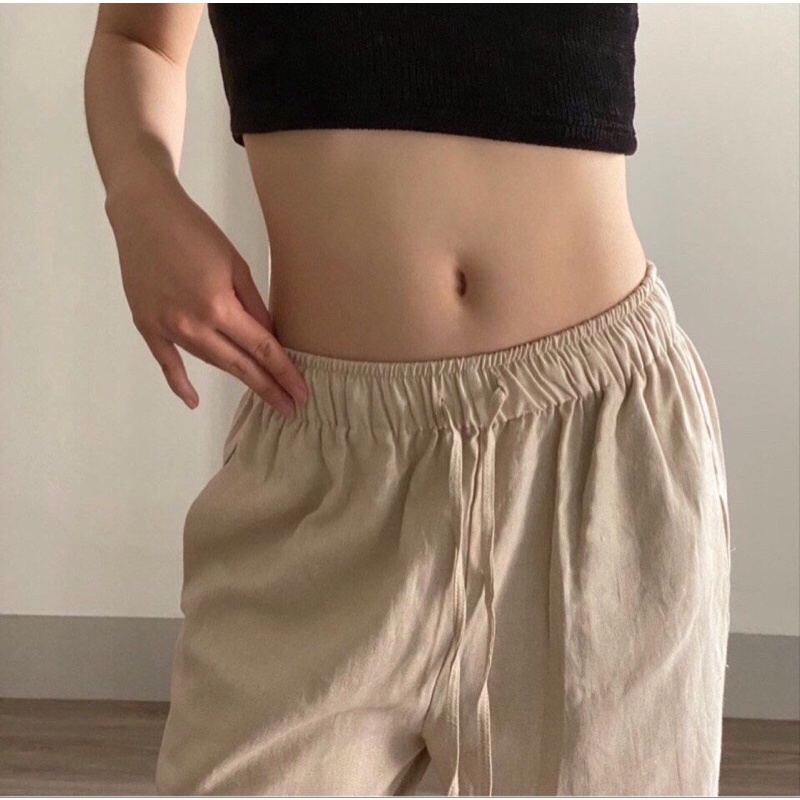 QUẦN LINEN LỤA ỐNG SUÔNG HOT TREND NỮ THỜI TRANG ĐI CHƠI, ĐI LÀM