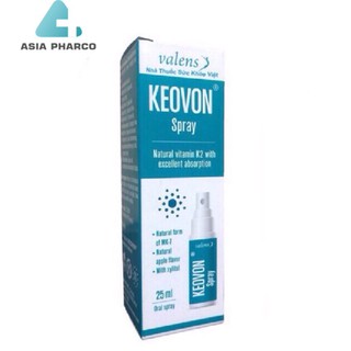 Keovon Spray Vitamin K2 - Kích thích phát triển chiều cao cho trẻ em (Chai 25ml)