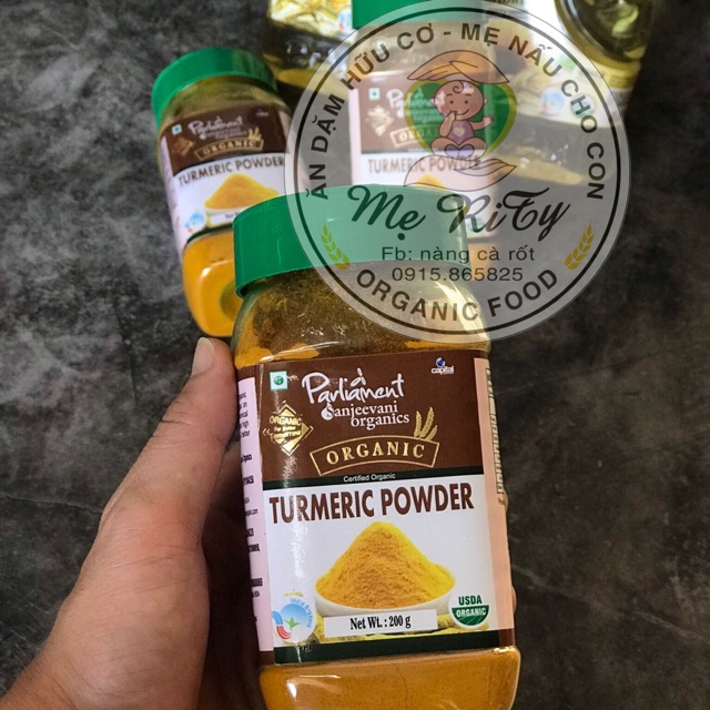 Bột nghệ hữu cơ (hộp 200gr)