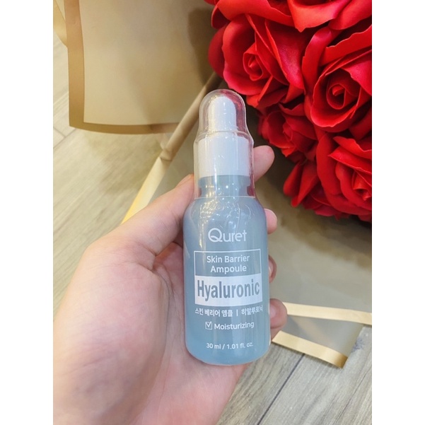 TINH CHẤT SERUM CẤP NƯỚC CHO DA QURET SKIN BARRIER AMPOULE - HYALURONIC 30ML(288k)