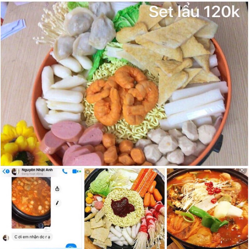 Gói SET LẨU TOKBOKKI 4 người ăn