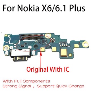 Cụm chân sạc Nokia X6 / 6.1 plus chính hãng original