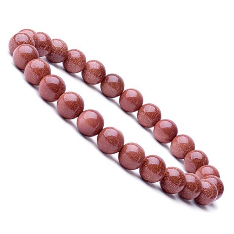 Vòng tay Đá kim sa đỏ (Goldstone) 8 ly