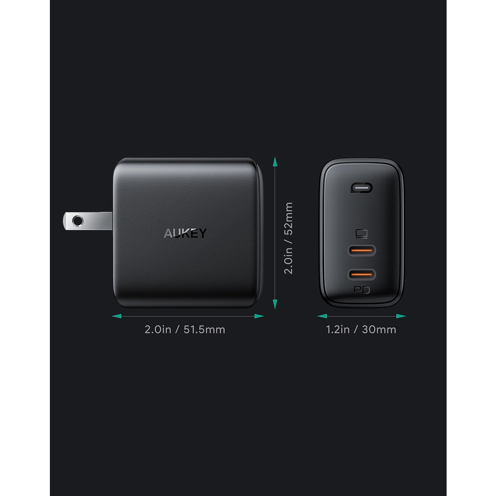 Củ sạc nhanh Type C Aukey PA-B4 65W