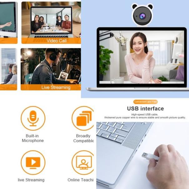 ❤ Chỉ (7,7!!) ❤ Webcam WebCam 1080P Full HD kèm micro và tự động lấy nét | BigBuy360 - bigbuy360.vn