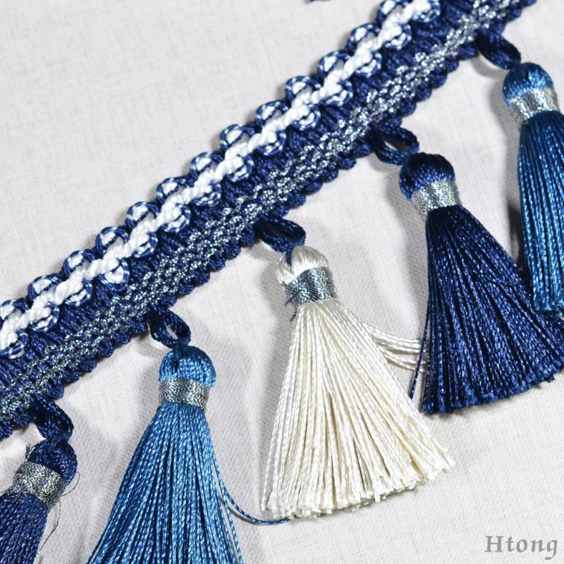 1 Yard Viền Tua Rua Châu Âu Trang Trí Rèm Quần Áo