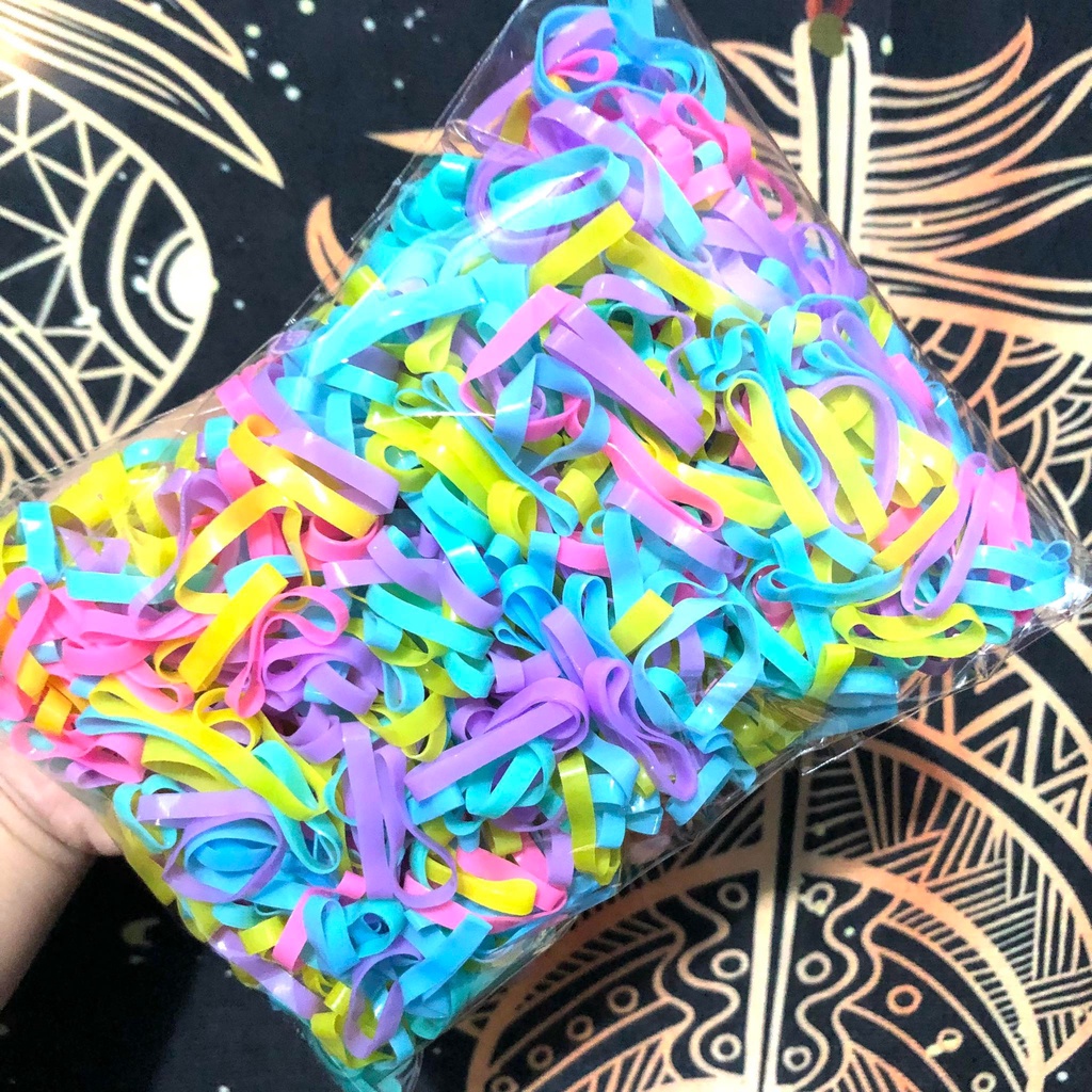 100g Thun Cột Tóc Màu Thái Đẹp Loại 1 Dai Bền