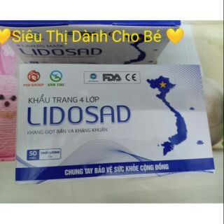 Hộp 50 cái khẩu trang y tế 4 lớp