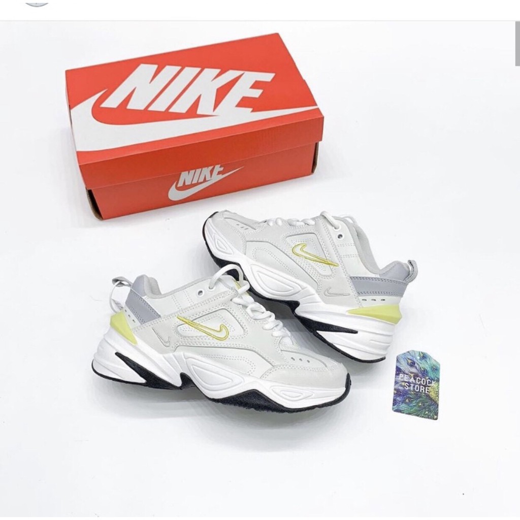 GIÀY NIKE M2K TEKNO MẦU TRẮNG GÓT VÀNG