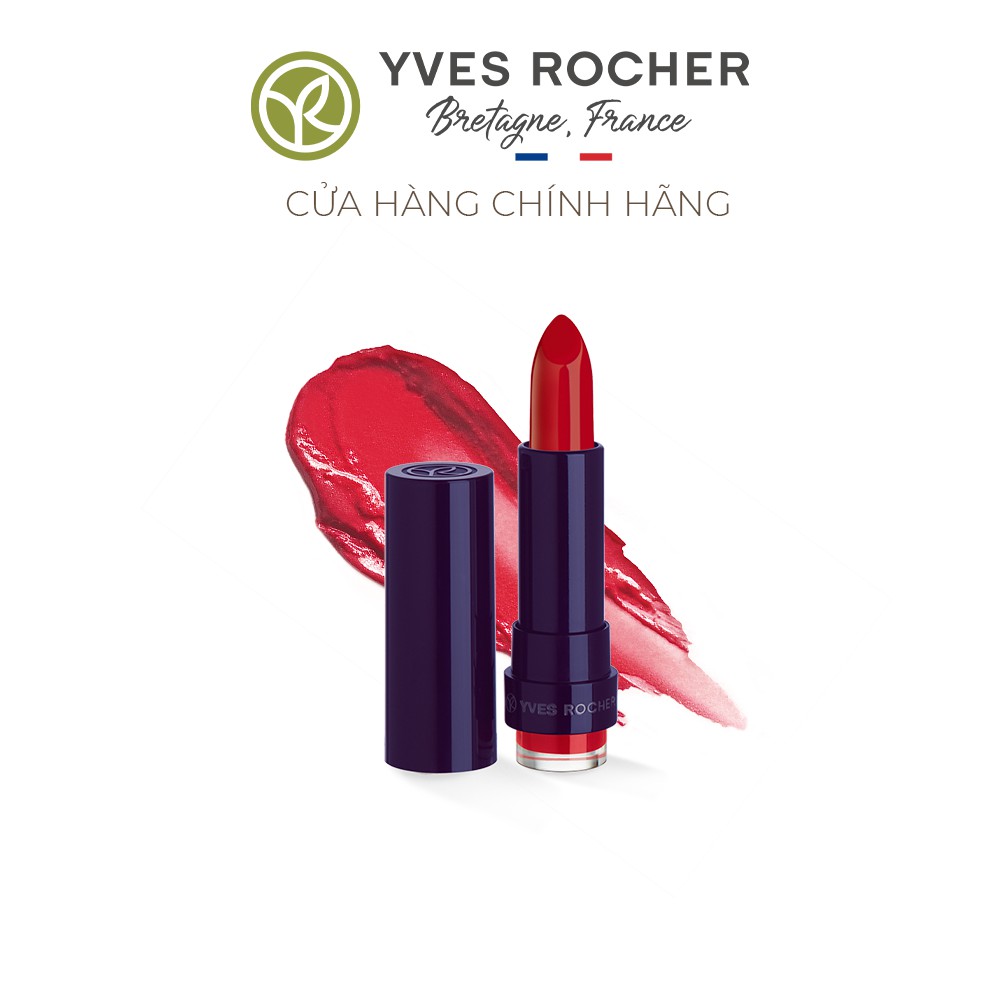 [COSYVES40 giảm 8% đơn 250K] Son Môi Yves Rocher Rouge Brilliant Vertige Shine Lipstick 18 3,5g