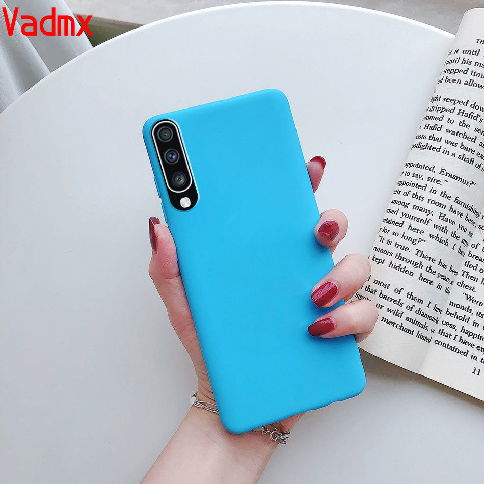 Ốp Điện Thoại Silicon Mềm Màu Trơn Cho Samsung Galaxy A50 A70 A50s A30s A40 A60 M40
