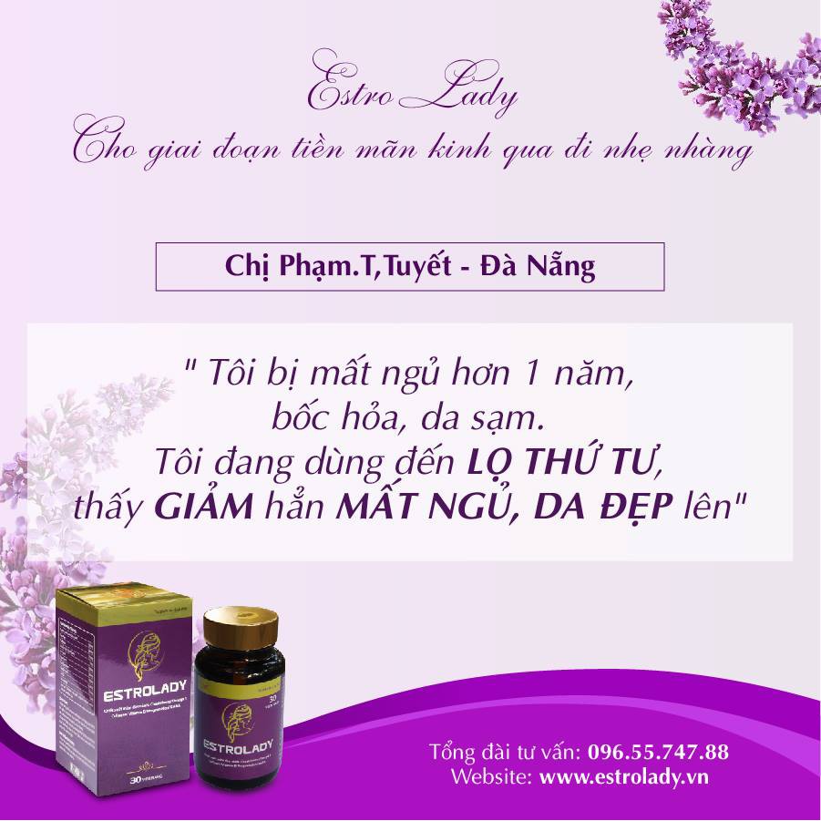 ESTROLADY viên uống cân bằng nội tiết, gìn giữ nét xuân