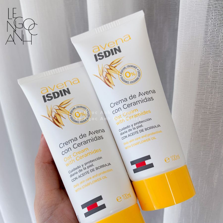 Kem dưỡng ẩm, phục hồi yến mạch Avena Isdin Crema de Avena con Ceramidas