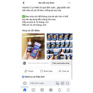 Hộp Sambucol giọt Uk 20ml