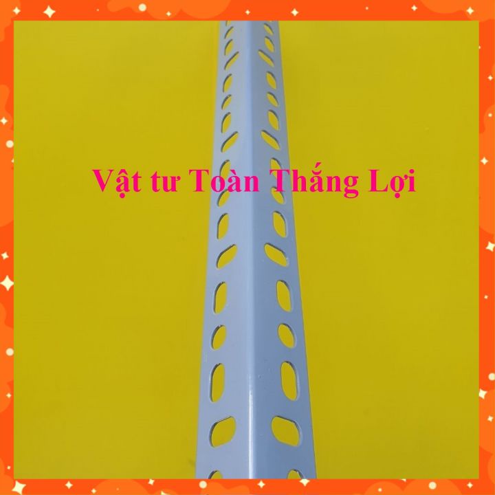 (Dài 35cm_40cm ) Cây sắt V lỗ V3x3cm dày 1.5li