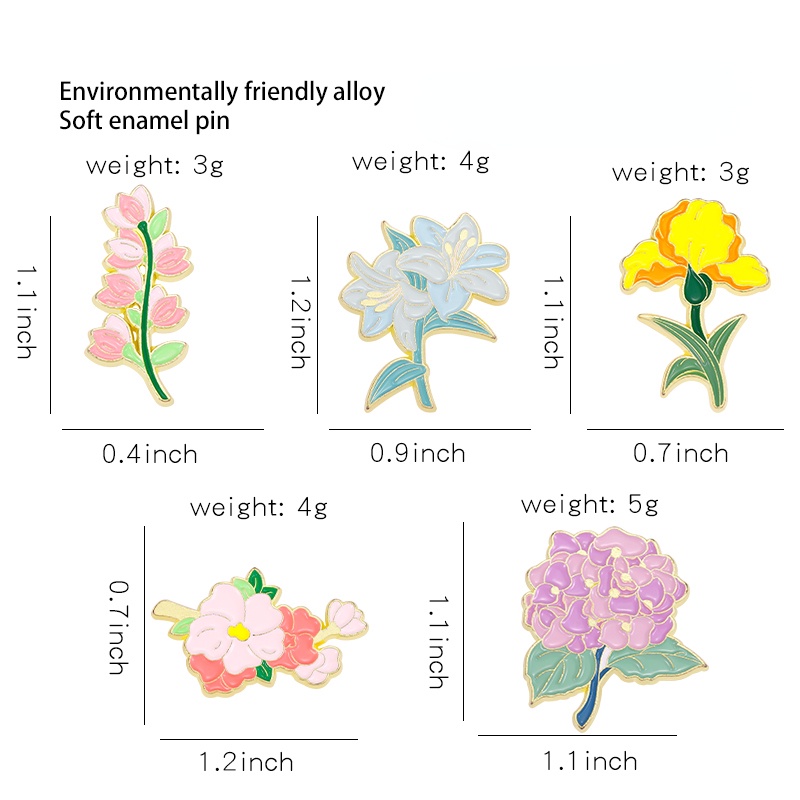 Ghim Cài Áo Hình Hoa Lily Thời Trang Cho Bạn Bè