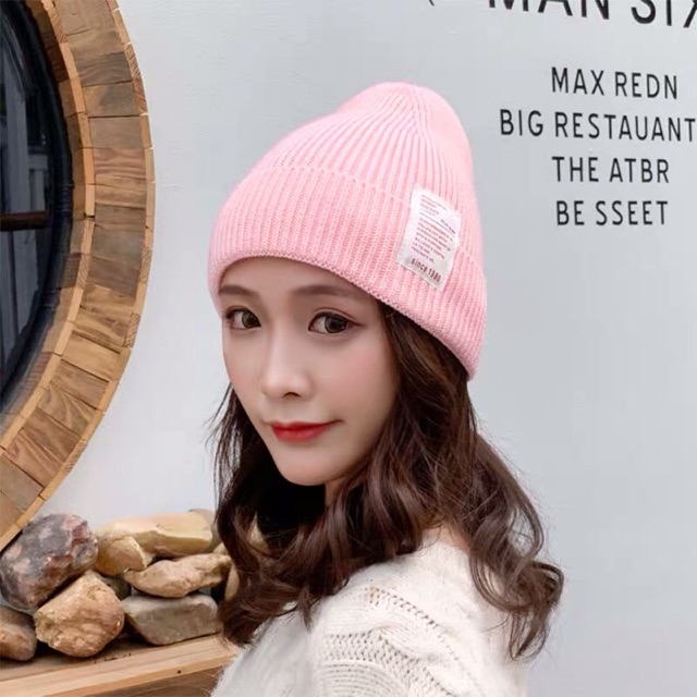 Mũ len beanie - nón len hàn quốc
