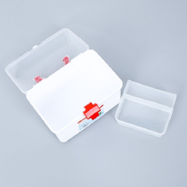 Hộp đựng y tế nhựa PP chuyên dụng cho gia đình cỡ lớn (26 x 17 x 19 cm)