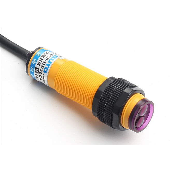 Cảm biến vật cản hồng ngoại NPN E3F-DS30C4, PNP E3F-DS30P1. Cảm biến tiệm cận, cảm biến hồng ngoại