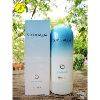 Tẩy da chết Missha Super Aqua D-tox Peeling Gel.