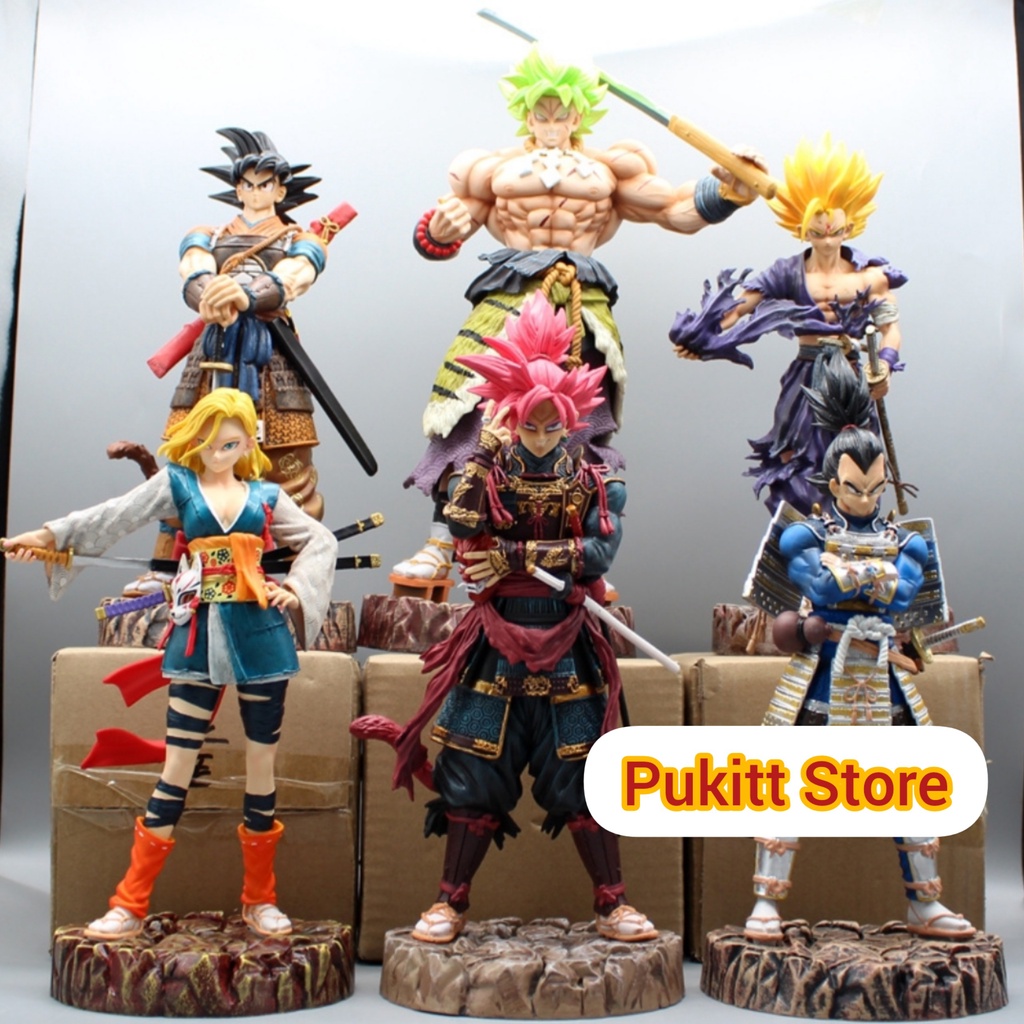 Mô hình Bảy viên ngọc rồng Dragon Ball - Mô hình Goku Gohan Vegeta Broly Android 18 Vegito samurai DB121