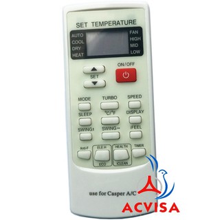 ĐIỀU KHIỂN ĐIỀU HÒA CASPER - Sử dụng dễ dàng, tiện lợi