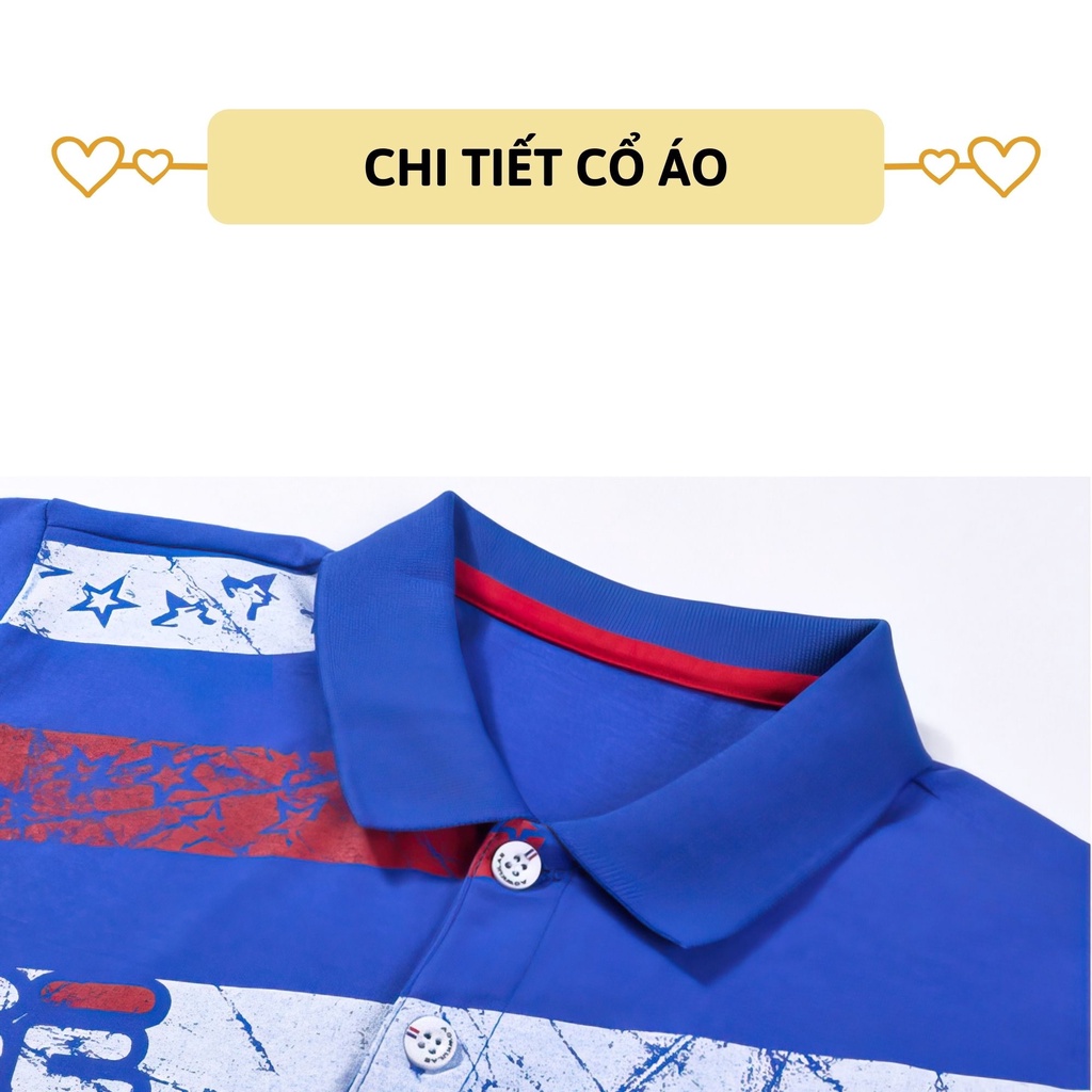 Áo Polo bé trai ngắn tay size đại 27Kids AKL Aowkulae thun sơ mi cộc nam cho trẻ từ 6-14 tuổi BSPO7