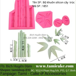 Bộ khuôn silicon cây trúc 1851