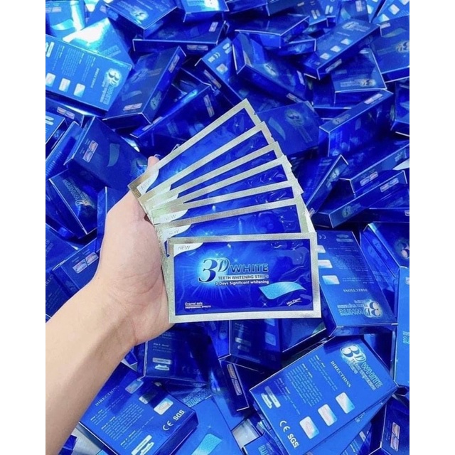 Miếng Dán Trắng Răng 3D White Teeth Whitening Strip