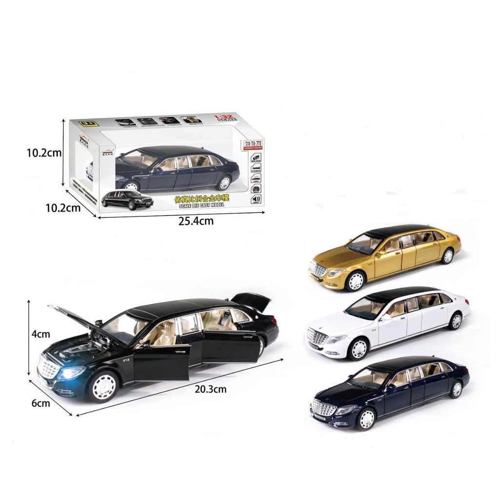 Mô hình xe Mecerdes Benz MayBach S650