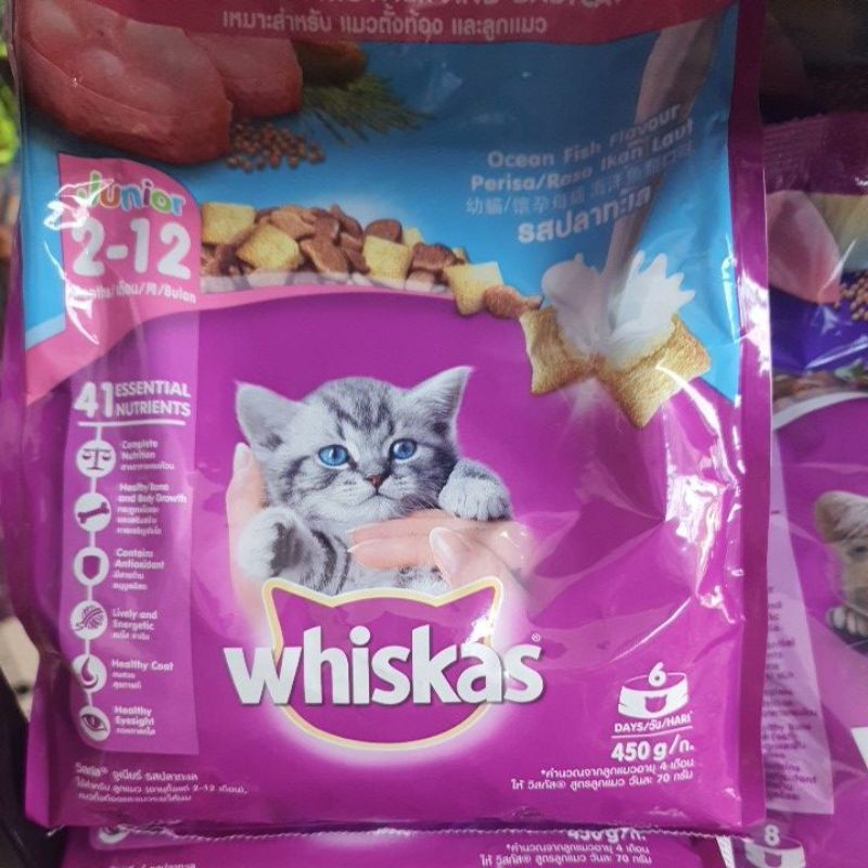 Hạt Whiskas mèo con 450g