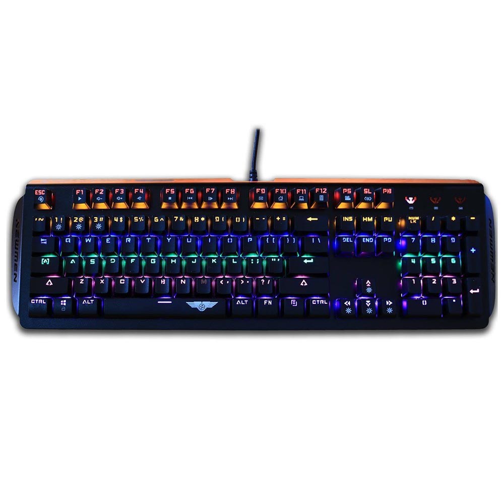 Bàn phím cơ Gaming Newmen GM368 Led xuyên chữ - USB
