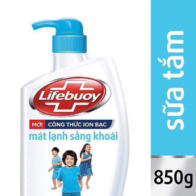 Sữa tắm Lifebuoy mát lạnh sảng khoái 850g