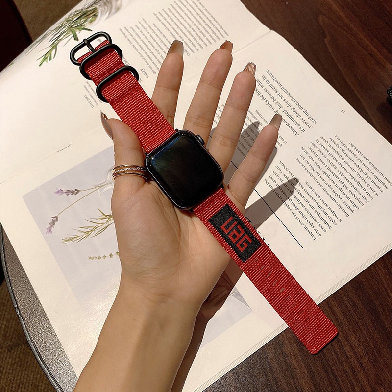 UAG Dây Đeo Nylon Thoải Mái Cho Đồng Hồ Thông Minh iwatch 7 6 SE 5 4 3 2